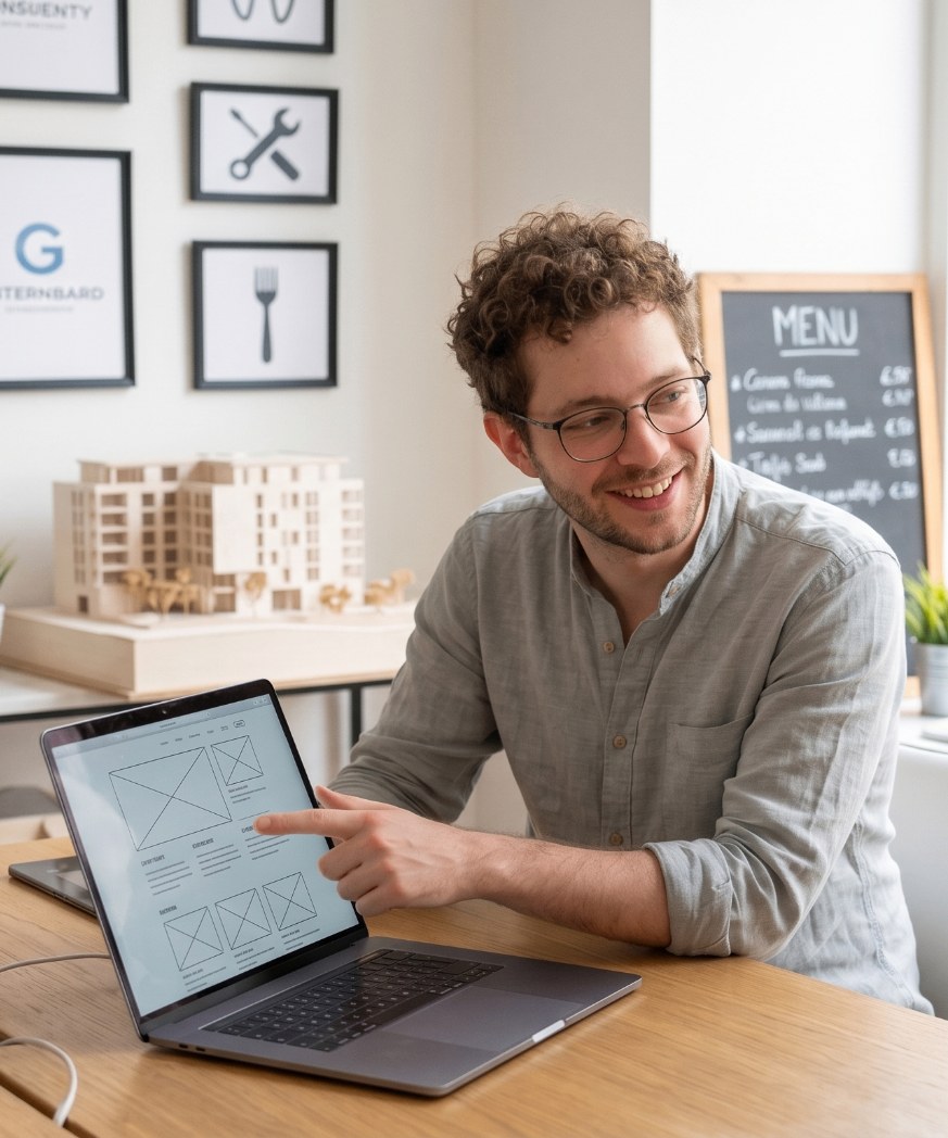 Digitale Beratung mit einer lokalen Unternehmerin